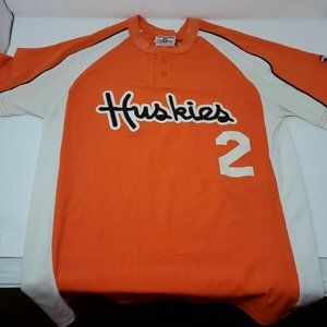 Vintage Huskies Jersey Shirt Teamwork Athletics Made In USA Size M